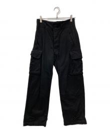 HOUSTON（ヒューストン）の古着「FRENCH MILITARY M-47 PANTS」｜ブラック