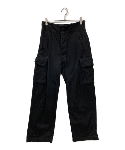HOUSTON（ヒューストン）HOUSTON (ヒューストン) FRENCH MILITARY M-47 PANTS ブラック サイズ:13の古着・服飾アイテム