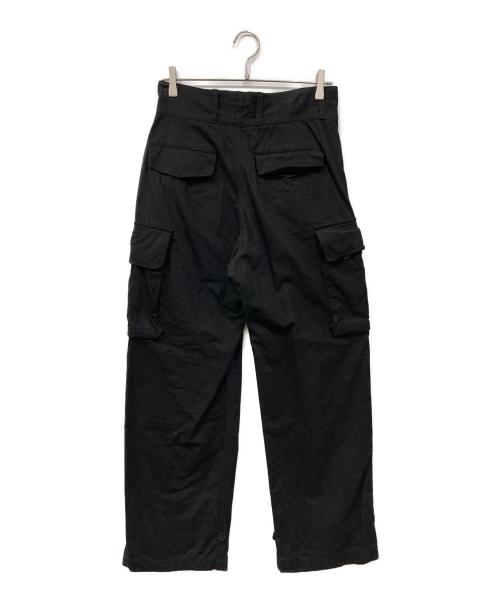 HOUSTON（ヒューストン）HOUSTON (ヒューストン) FRENCH MILITARY M-47 PANTS ブラック サイズ:13の古着・服飾アイテム