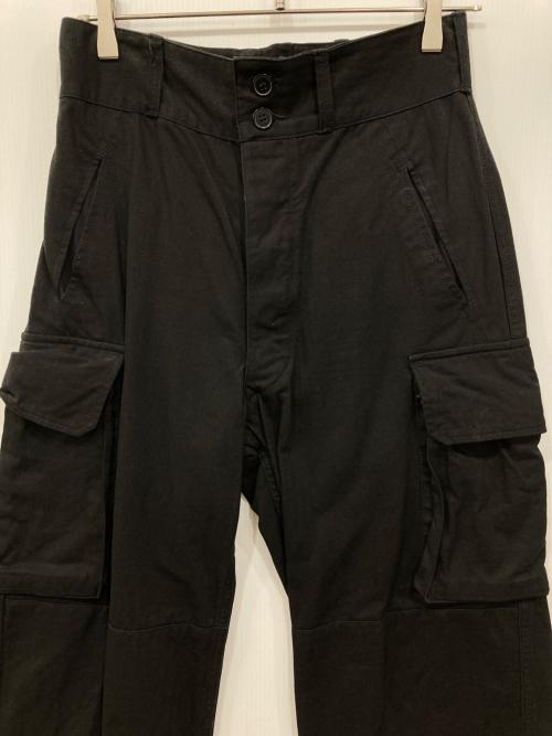 HOUSTON（ヒューストン）HOUSTON (ヒューストン) FRENCH MILITARY M-47 PANTS ブラック サイズ:13の古着・服飾アイテム