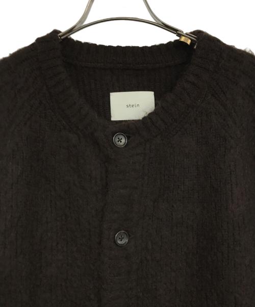 stein（シュタイン）stein (シュタイン) KID MOHAIR CARDIGAN ブラウン サイズ:Mの古着・服飾アイテム