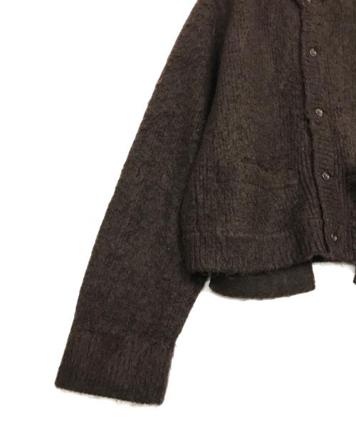 stein（シュタイン）stein (シュタイン) KID MOHAIR CARDIGAN ブラウン サイズ:Mの古着・服飾アイテム