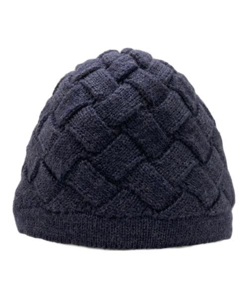 BOTTEGA VENETA（ボッテガベネタ）BOTTEGA VENETA (ボッテガベネタ) ウールビーニー ネイビーの古着・服飾アイテム