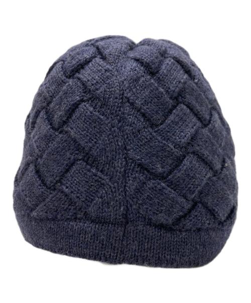 BOTTEGA VENETA（ボッテガベネタ）BOTTEGA VENETA (ボッテガベネタ) ウールビーニー ネイビーの古着・服飾アイテム