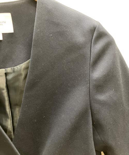 BEAUTY&YOUTH（ビューティーアンドユース）BEAUTY&YOUTH (ビューティーアンドユース) ツイルダブルノーカラーコート ネイビー サイズ:Мの古着・服飾アイテム