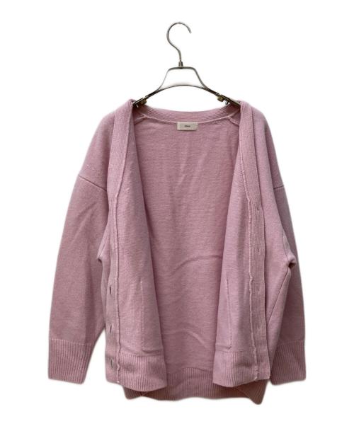 IENA（イエナ）IENA (イエナ) AQUA Vネックカーディガン ピンク サイズ:FREEの古着・服飾アイテム