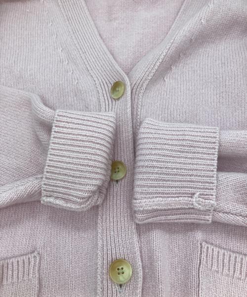 IENA（イエナ）IENA (イエナ) AQUA Vネックカーディガン ピンク サイズ:FREEの古着・服飾アイテム