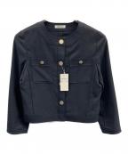 NOLLEY'Sノーリーズ）の古着「ウォッシャブルオックスノーカラージャケット」｜ネイビー
