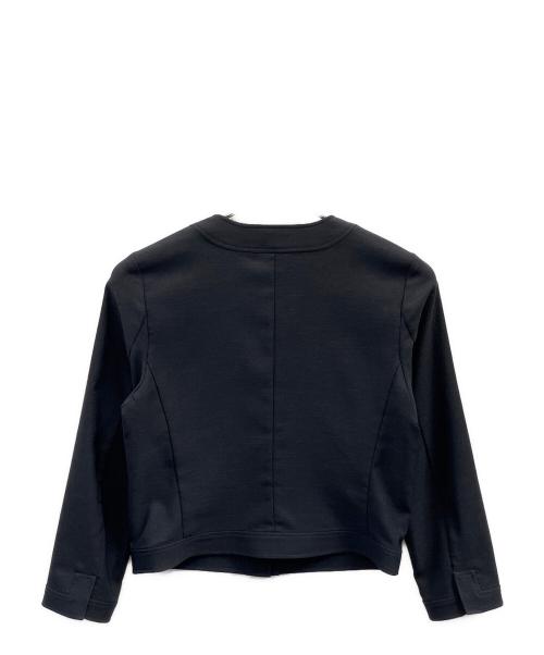 NOLLEY'S（ノーリーズ）NOLLEY'S (ノーリース) ウォッシャブルオックスノーカラージャケット ネイビー サイズ:36 未使用品の古着・服飾アイテム