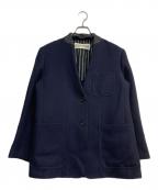 INSCRIREアンスクリア）の古着「デザインジャケット　122AW-JK30」｜ネイビー