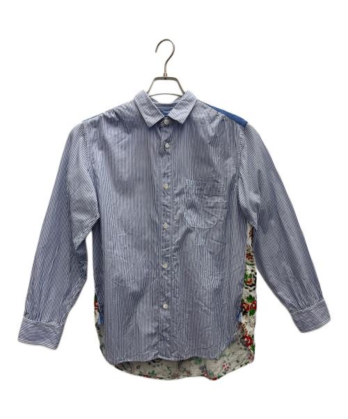 JUNYA WATANABE MAN（ジュンヤワタナベマン）JUNYA WATANABE MAN (ジュンヤワタナベマン) 綿ブロード×多素材MIX ブルー×ホワイト サイズ:XSの古着・服飾アイテム