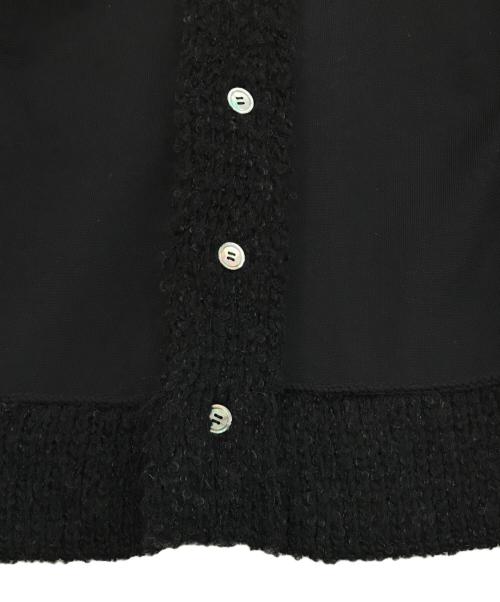 COMME des GARCONS HOMME PLUS（コムデギャルソンオムプリュス）COMME des GARCONS HOMME PLUS (コムデギャルソンオムプリュス) 切替ニットベスト ブラック サイズ:Mの古着・服飾アイテム