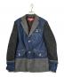 JUNYA WATANABE MAN（ジュンヤワタナベマン）の古着「綿セルヴィッチデニム×ウールナイロンツイードJKT」｜インディゴ×グレー