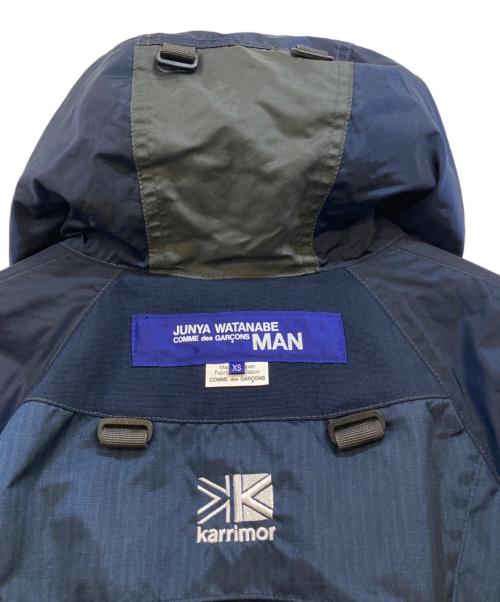 JUNYA WATANABE MAN（ジュンヤワタナベマン）JUNYA WATANABE MAN (ジュンヤワタナベマン) Karrimor (カリマー) バックパック×綿エステルタイプライタージャケット ネイビー×ベージュ サイズ:XSの古着・服飾アイテム