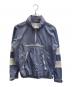 COMME des GARCONS SHIRT（コムデギャルソンシャツ）の古着「ハーフジップブルゾン」｜ブルー×ホワイト