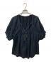 tricot COMME des GARCONS（トリココムデギャルソン）の古着「リボン付フリルカットソー」｜ブラック