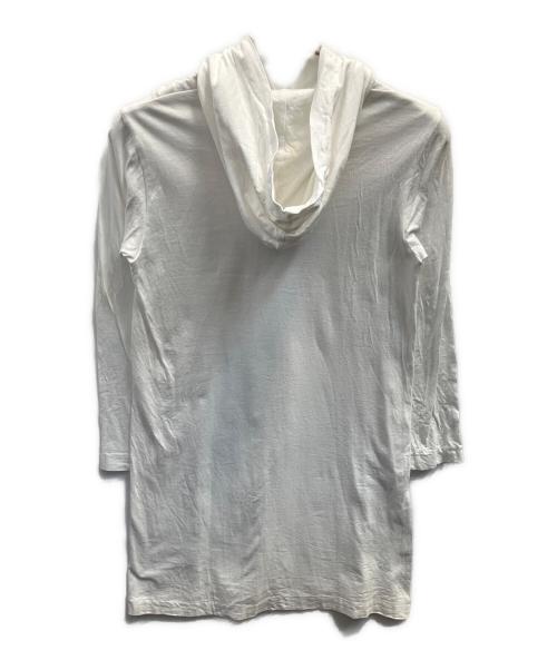 COMME des GARCONS GIRL（コムデギャルソンガール）COMME des GARCONS GIRL (コムデギャルソンガール) ハートワッペンカットソーワンピース ホワイト サイズ:Мの古着・服飾アイテム