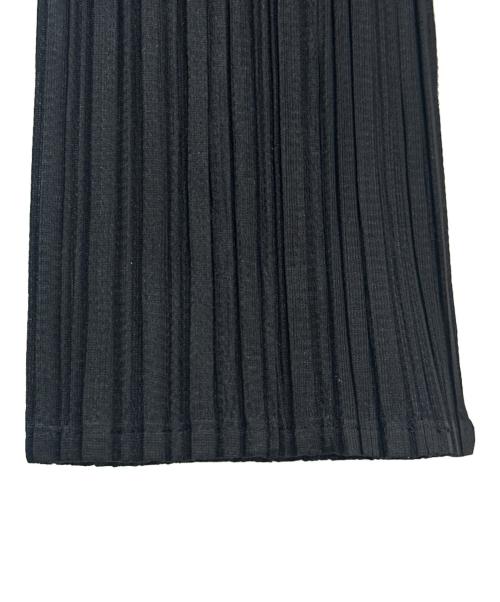 PLEATS PLEASE（プリーツプリーズ）PLEATS PLEASE (プリーツプリーズ) Long-Sleeved Top ブラック サイズ:4の古着・服飾アイテム