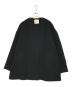 journal standard L'essage（ジャーナルスタンダード レサージュ）の古着「SUPER140S MARINI クルーネックショートコート」｜ブラック