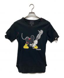 Roen×DISNEY（ロエン×ディズニー）の古着「クラッシュミッキーTシャツ」｜ブラック