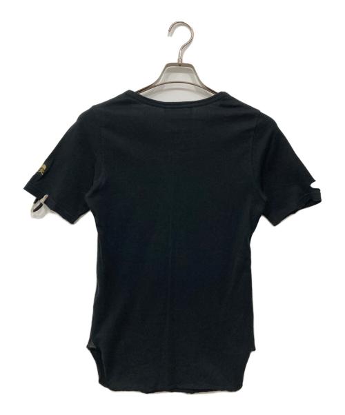 Roen（ロエン）Roen (ロエン) Disney (ディズニー) クラッシュミッキーTシャツ ブラック サイズ:44の古着・服飾アイテム