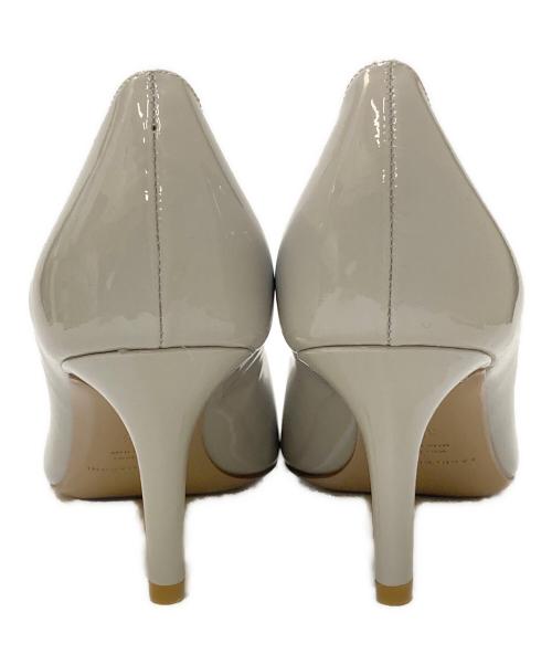 FABIO RUSCONI（ファビオルスコーニ）FABIO RUSCONI (ファビオルスコーニ) ポインテッドトゥパンプス グレー サイズ:37 1/2の古着・服飾アイテム