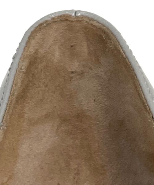 FABIO RUSCONI（ファビオルスコーニ）FABIO RUSCONI (ファビオルスコーニ) ポインテッドトゥパンプス グレー サイズ:37 1/2の古着・服飾アイテム