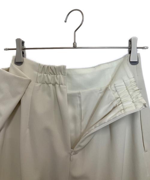 Mystrada（マイストラーダ）Mystrada (マイストラーダ) ウエストリボンラップパンツ アイボリー サイズ:34 未使用品の古着・服飾アイテム