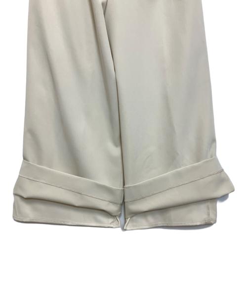 Mystrada（マイストラーダ）Mystrada (マイストラーダ) ウエストリボンラップパンツ アイボリー サイズ:34 未使用品の古着・服飾アイテム