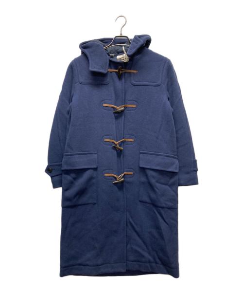 Traditional Weatherwear（トラディショナルウェザーウェア）Traditional Weatherwear (トラディショナルウェザーウェア) ロングダッフルコート ブルー サイズ:XSの古着・服飾アイテム