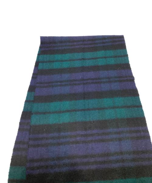 JOHNSTONS OF ELGIN（ジョンストンズオブエルガン）JOHNSTONS OF ELGIN (ジョンストンズオブエルガン) カシミヤマフラー ネイビーの古着・服飾アイテム