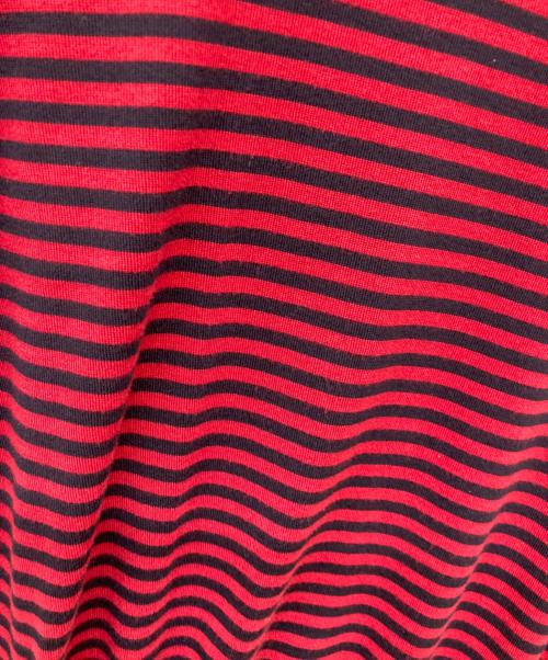 GUCCI（グッチ）GUCCI (グッチ) 16SS コットン/カシミヤ ボーダーセーター ブラック×レッド サイズ:XLの古着・服飾アイテム