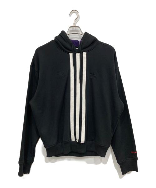 adidas（アディダス）adidas (アディダス) KORN (コーン) パーカー ブラック×ホワイト サイズ:Mの古着・服飾アイテム