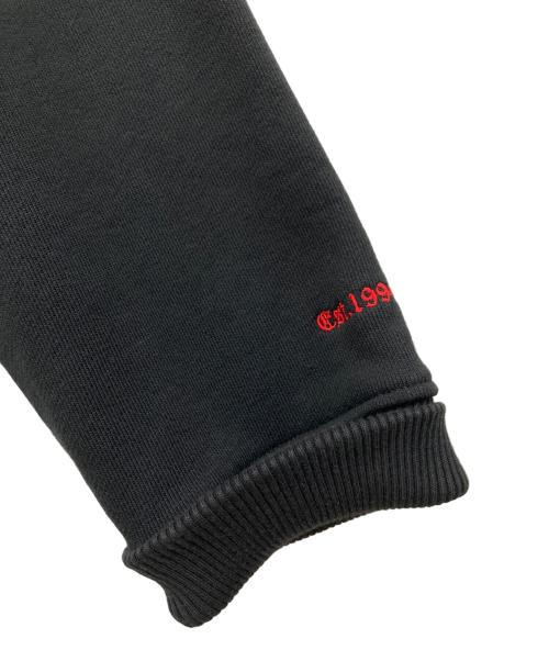 adidas（アディダス）adidas (アディダス) KORN (コーン) パーカー ブラック×ホワイト サイズ:Mの古着・服飾アイテム