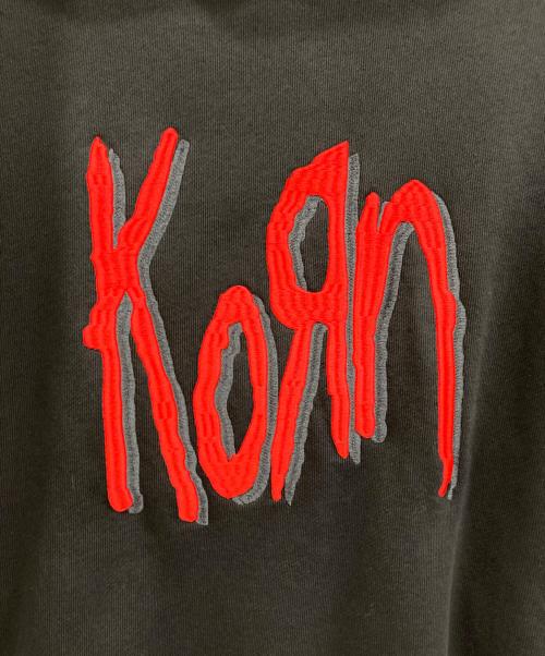 adidas（アディダス）adidas (アディダス) KORN (コーン) パーカー ブラック×ホワイト サイズ:Mの古着・服飾アイテム
