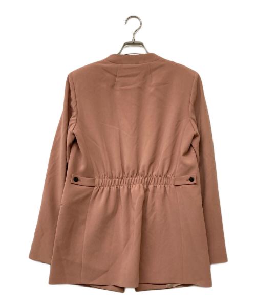 theory（セオリー）theory (セオリー) Admiral Crepe Waist Tab JKT/ノーカラージャケット ピンクの古着・服飾アイテム