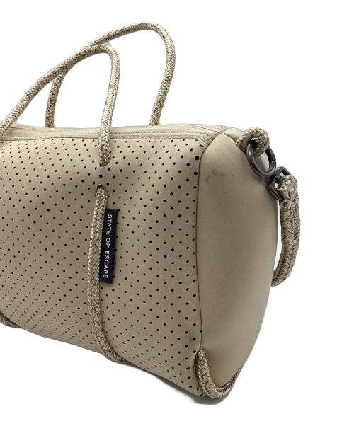 STATE OF ESCAPE（ステイトオブエスケープ）STATE OF ESCAPE (ステイトオブエスケープ) 2WAYショルダーバッグ/プリクエル スモール ベージュの古着・服飾アイテム