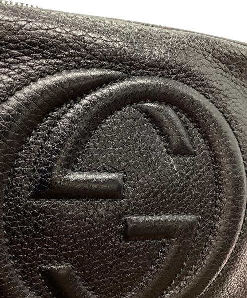 GUCCI（グッチ）GUCCI (グッチ) ソーホーディスコショルダーバッグ　タッセル インターロッキングG ブラック サイズ:下記参照の古着・服飾アイテム
