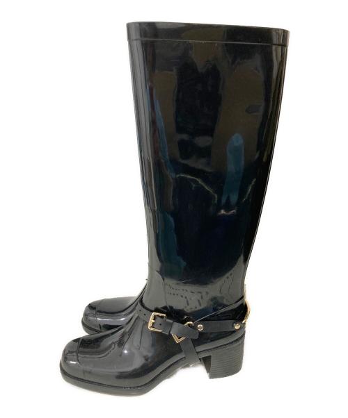 JIMMY CHOO（ジミーチュウ）JIMMY CHOO (ジミーチュウ) Chester Rain Boot ブラック サイズ:37の古着・服飾アイテム