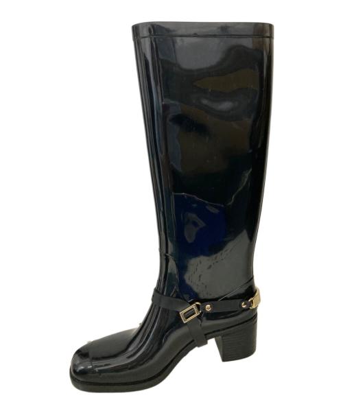 JIMMY CHOO（ジミーチュウ）JIMMY CHOO (ジミーチュウ) Chester Rain Boot ブラック サイズ:37の古着・服飾アイテム