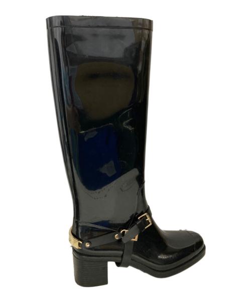 JIMMY CHOO（ジミーチュウ）JIMMY CHOO (ジミーチュウ) Chester Rain Boot ブラック サイズ:37の古着・服飾アイテム