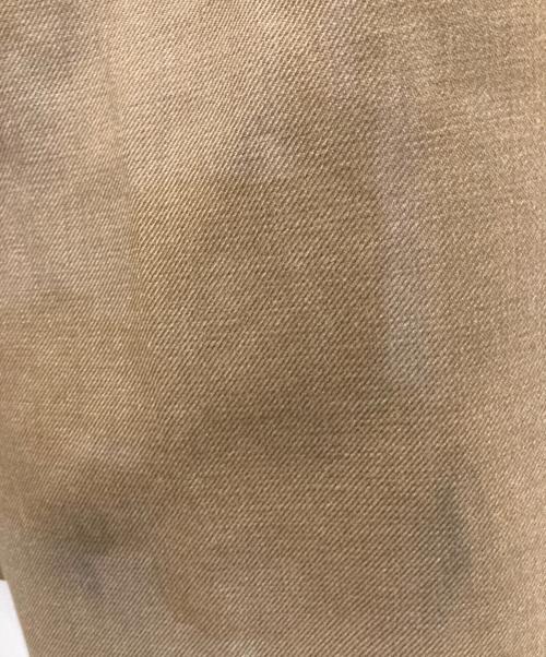 Adam et Rope（アダム エ ロペ）Adam et Rope (アダム エ ロペ) 梳毛 リバー タイロッケンコート ブラウン サイズ:Lの古着・服飾アイテム