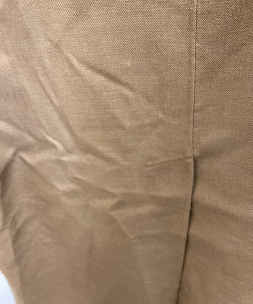 Adam et Rope（アダム エ ロペ）Adam et Rope (アダム エ ロペ) 梳毛 リバー タイロッケンコート ブラウン サイズ:Lの古着・服飾アイテム
