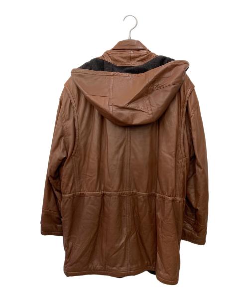 BALLY（バリー）BALLY (バリー) トグルボタンレザーコート ブラウン サイズ:SIZE 42の古着・服飾アイテム