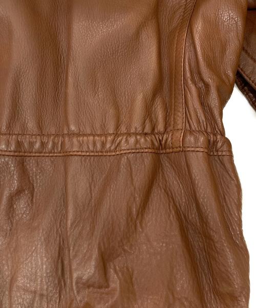 BALLY（バリー）BALLY (バリー) トグルボタンレザーコート ブラウン サイズ:SIZE 42の古着・服飾アイテム