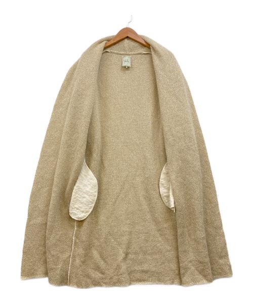 Sybilla（シビラ）Sybilla (シビラ) モヘヤラメロングカーディガン ベージュ サイズ:Mの古着・服飾アイテム