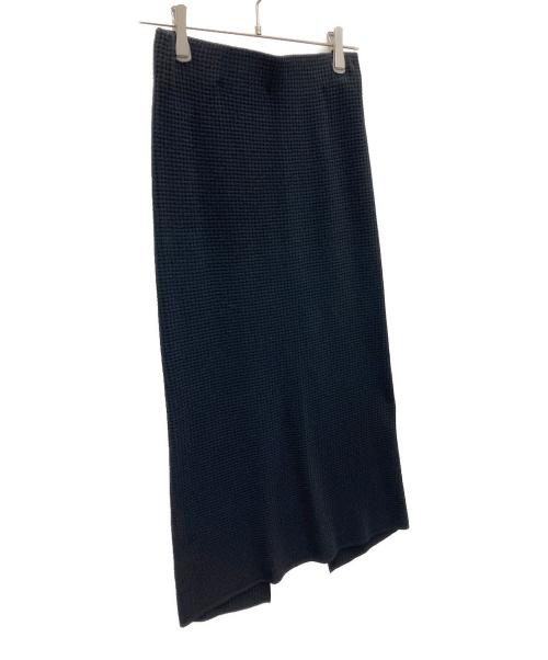 MADISON BLUE（マディソンブルー）MADISON BLUE (マディソンブルー) ワッフルスカート ブラック サイズ:SIZE1の古着・服飾アイテム