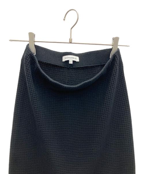 MADISON BLUE（マディソンブルー）MADISON BLUE (マディソンブルー) ワッフルスカート ブラック サイズ:SIZE1の古着・服飾アイテム