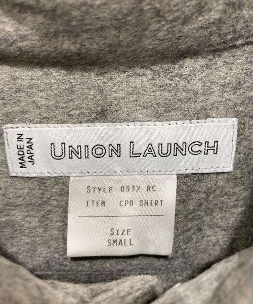 UNION LAUNCH（ユニオンランチ）UNION LAUNCH (ユニオンランチ) CPO SHIRT グレー サイズ:Sの古着・服飾アイテム