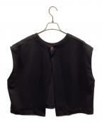 BEARDSLEYビアズリー）の古着「ムーンライクショートベスト」｜ブラック